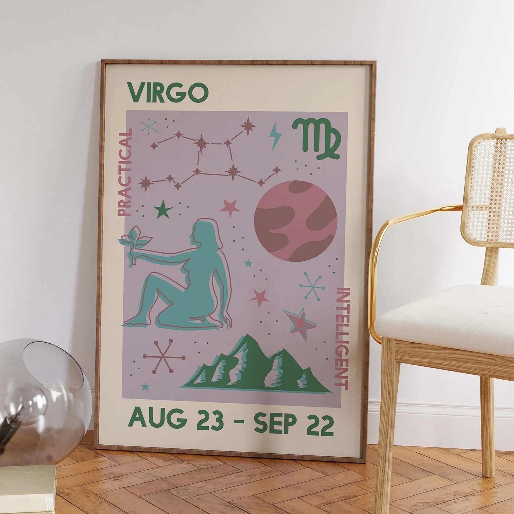 Virgo Zodiac Print - Image 4