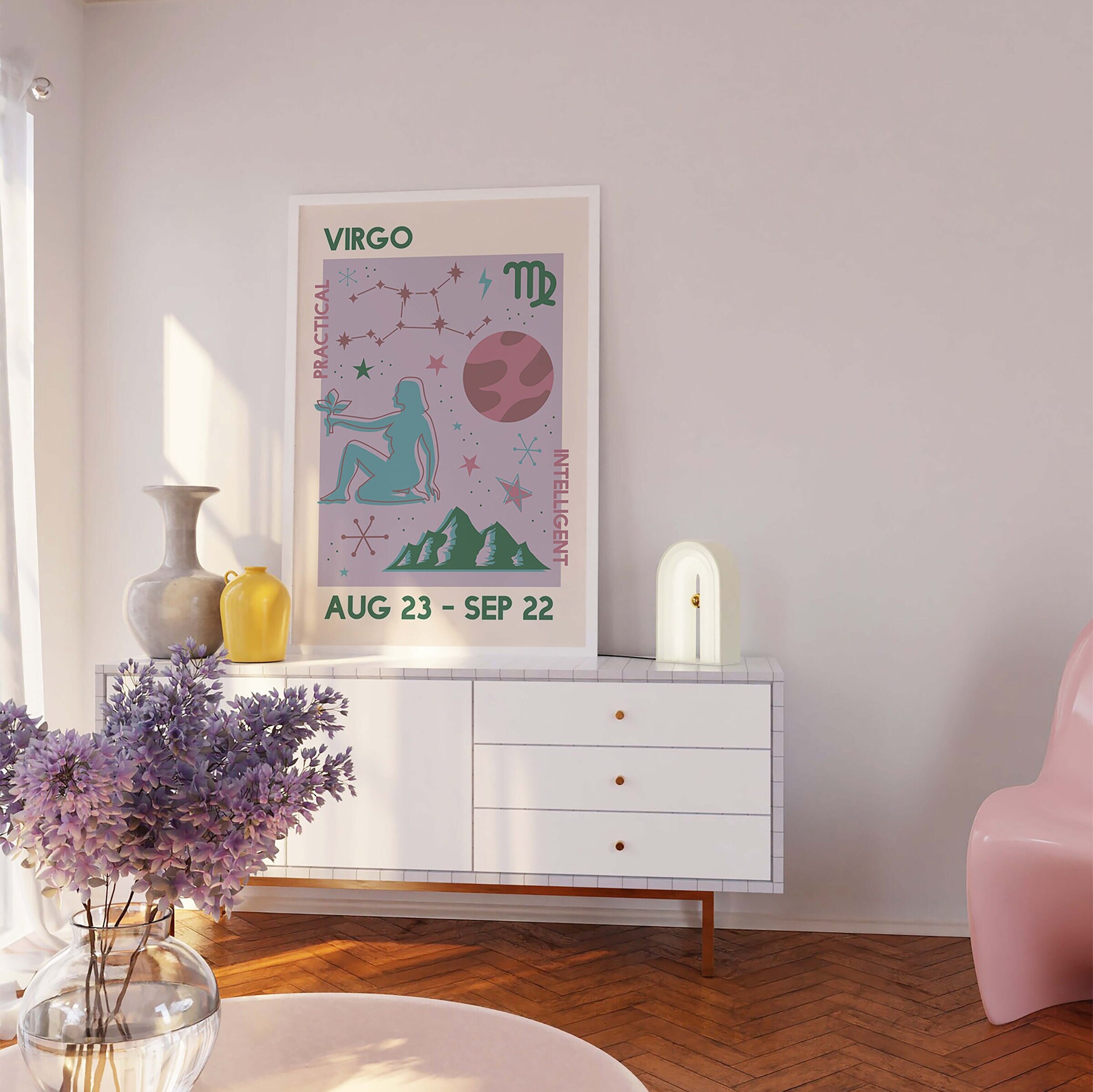 Virgo Zodiac Print - Image 5