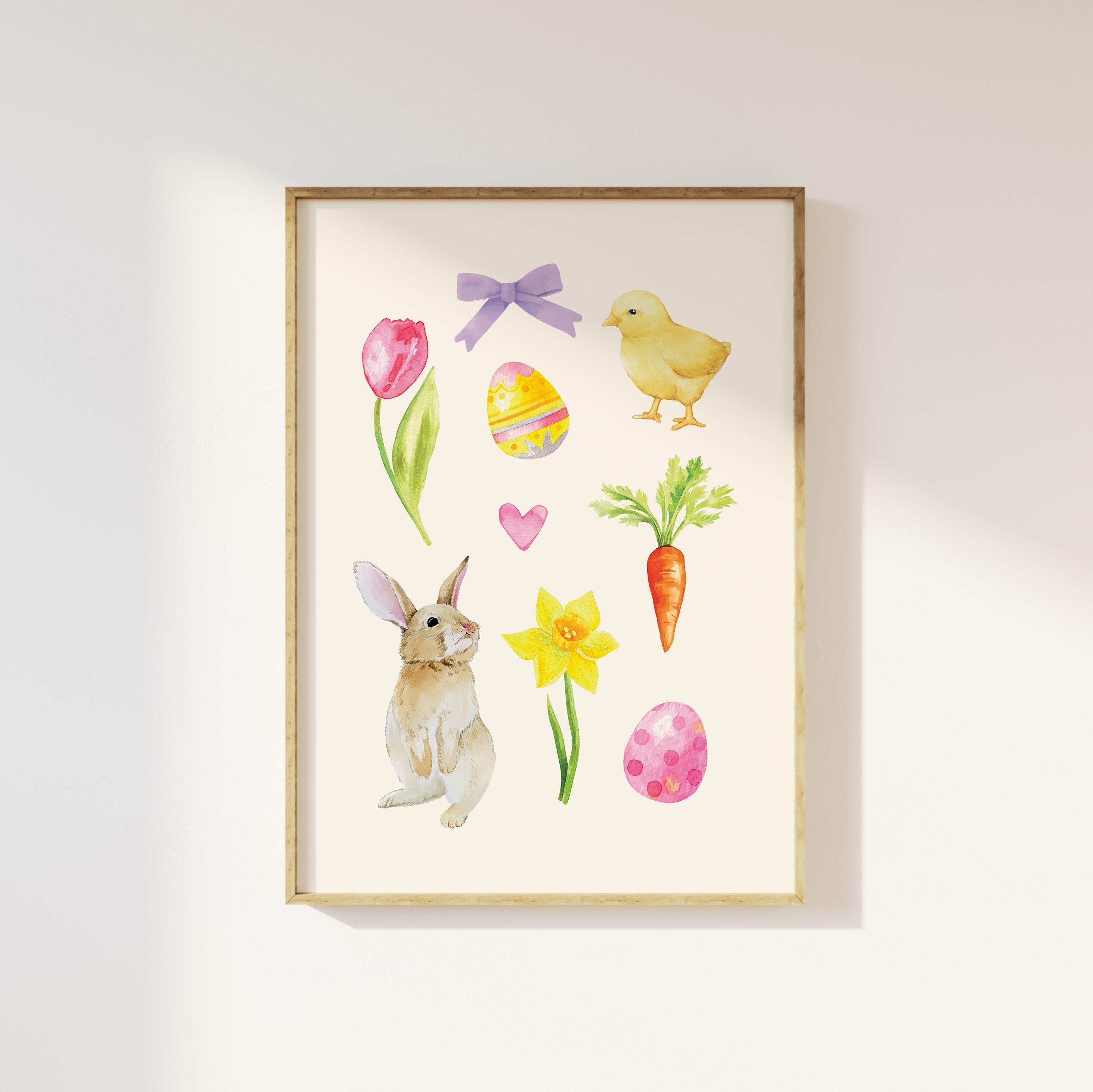 Watercolor Easter Print