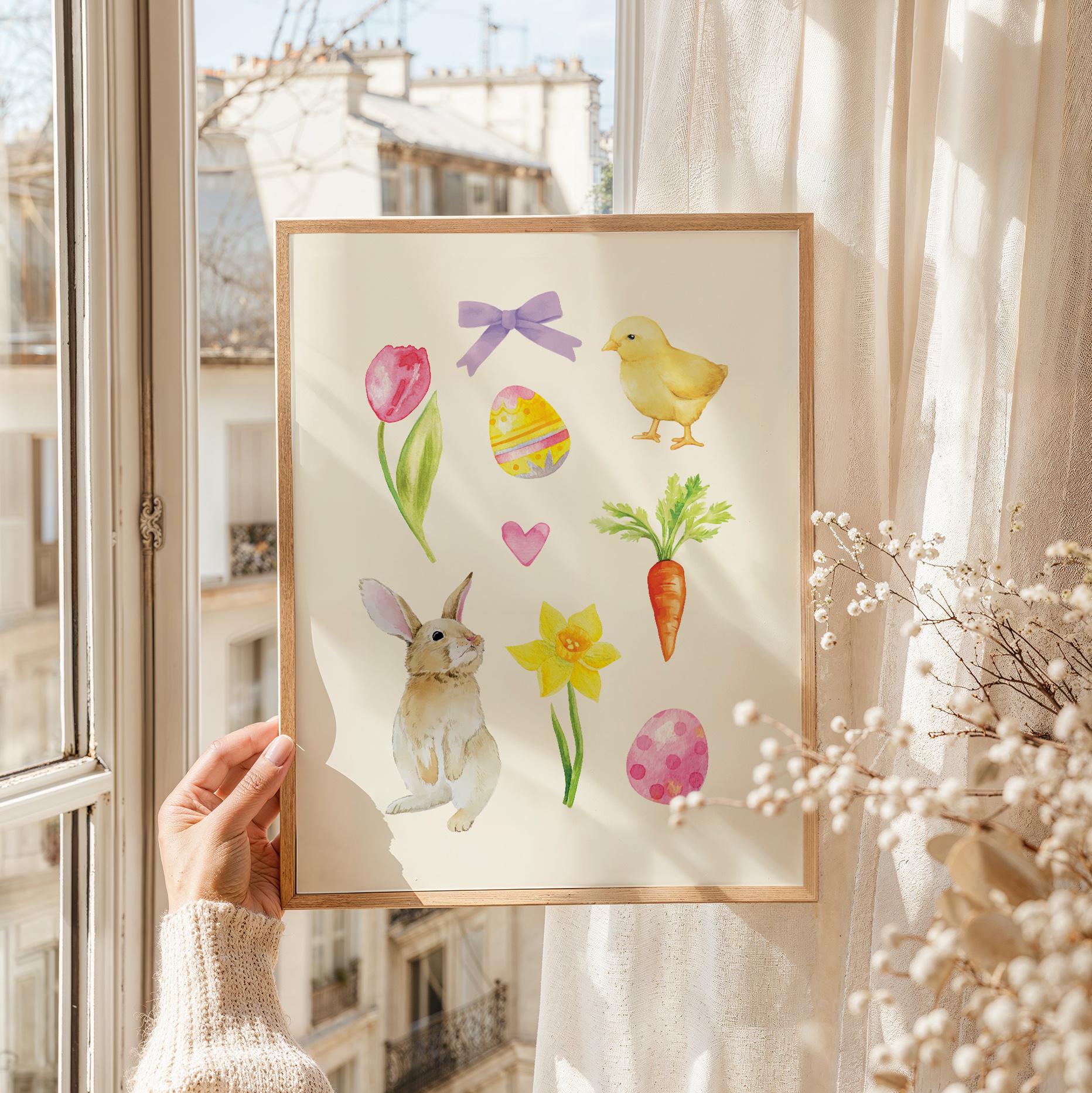 Watercolor Easter Print - Image 2