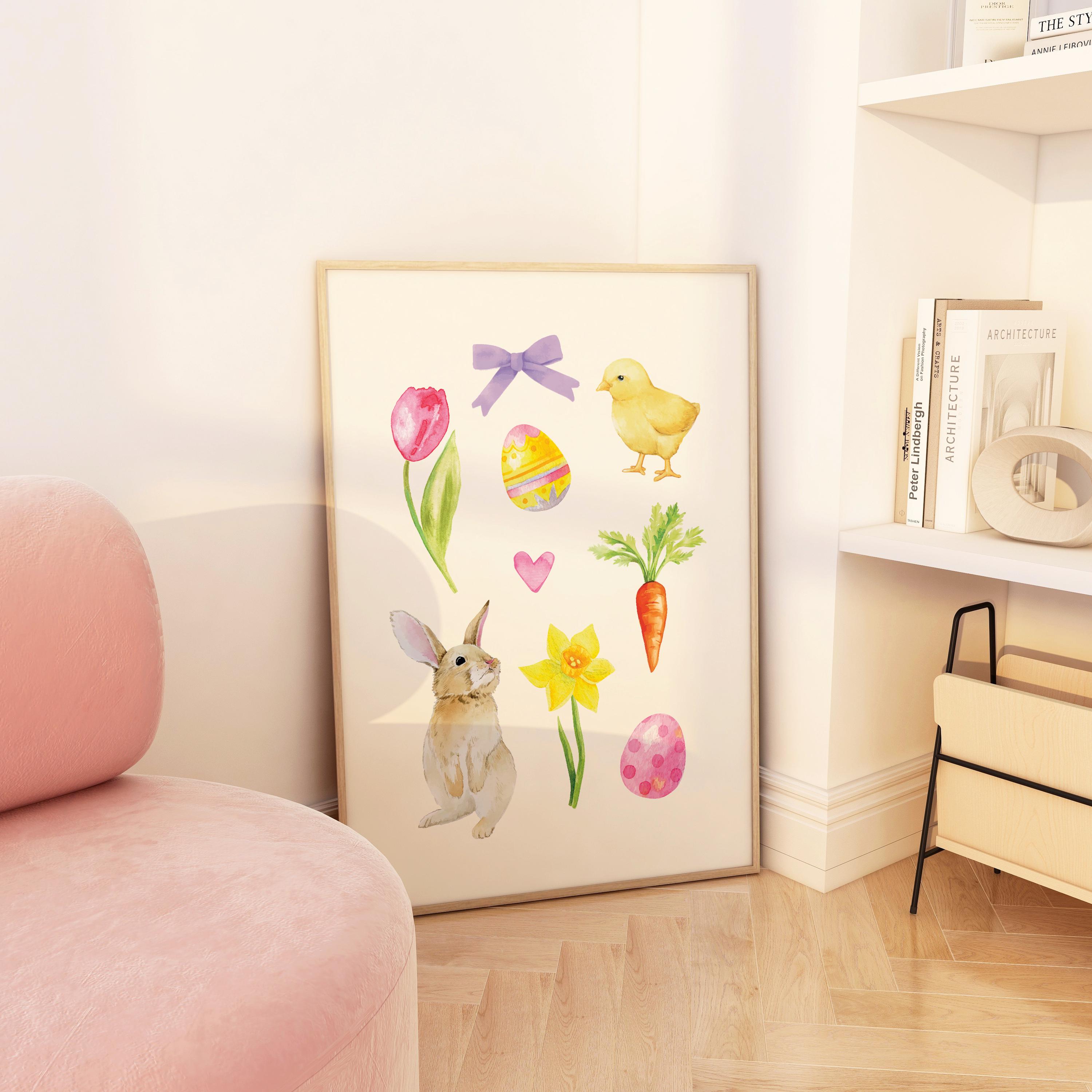 Watercolor Easter Print - Image 4