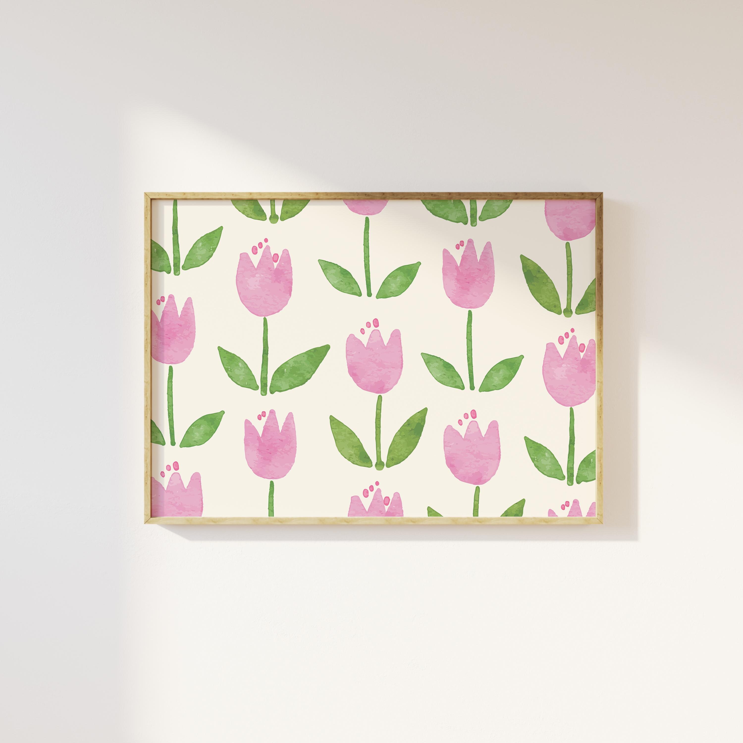 Watercolor Tulips Print - Image 3