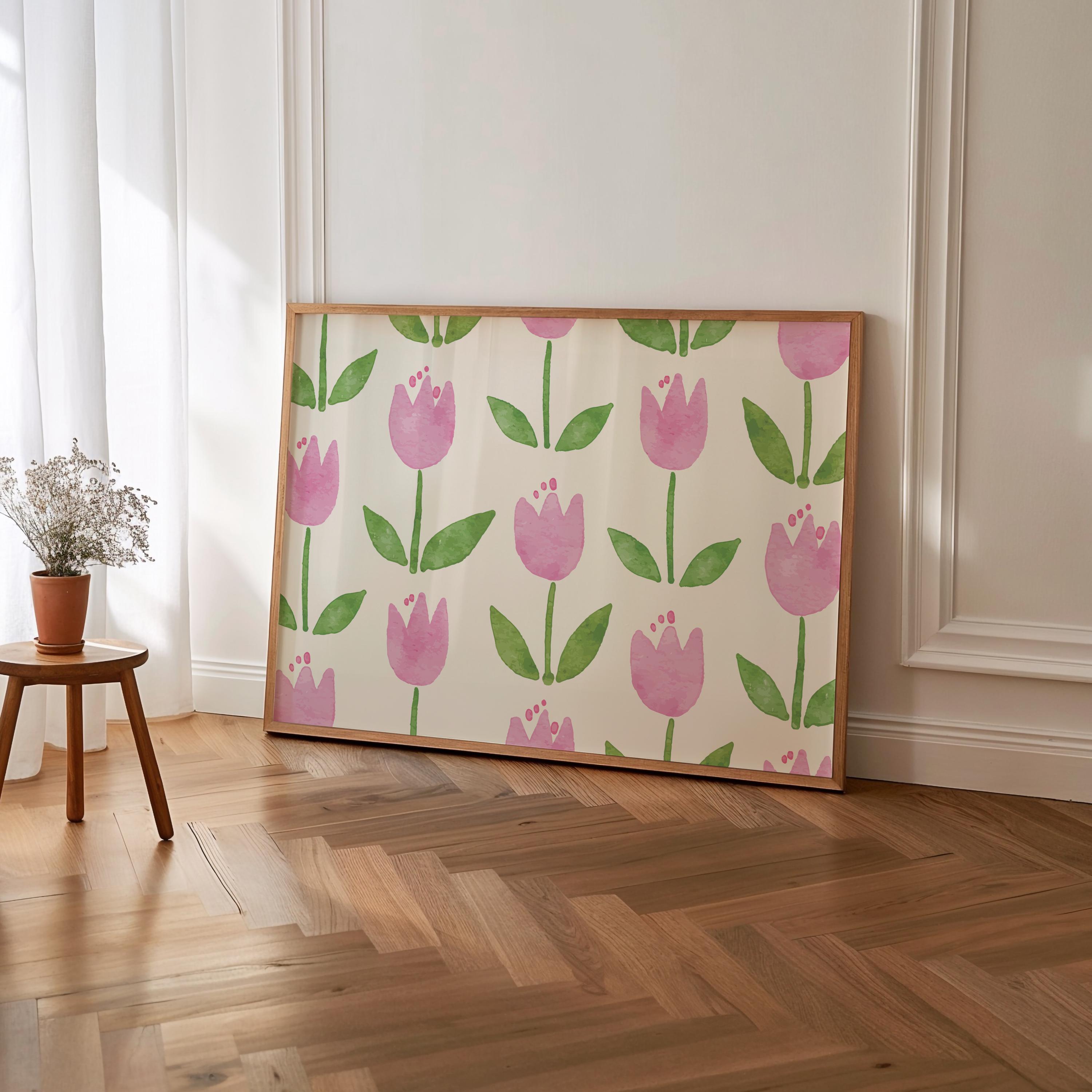 Watercolor Tulips Print - Image 5