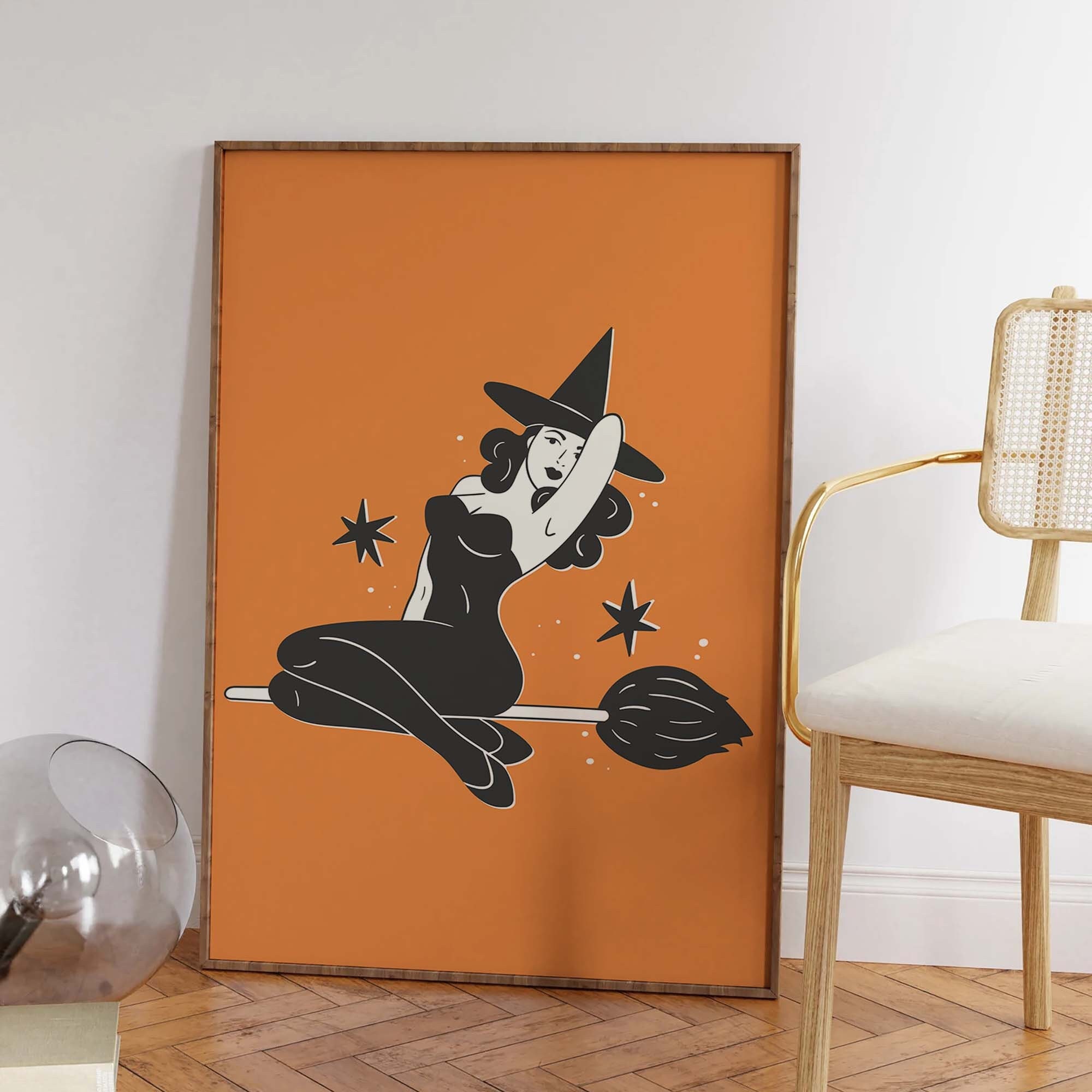 Witch Pinup Print - Image 4