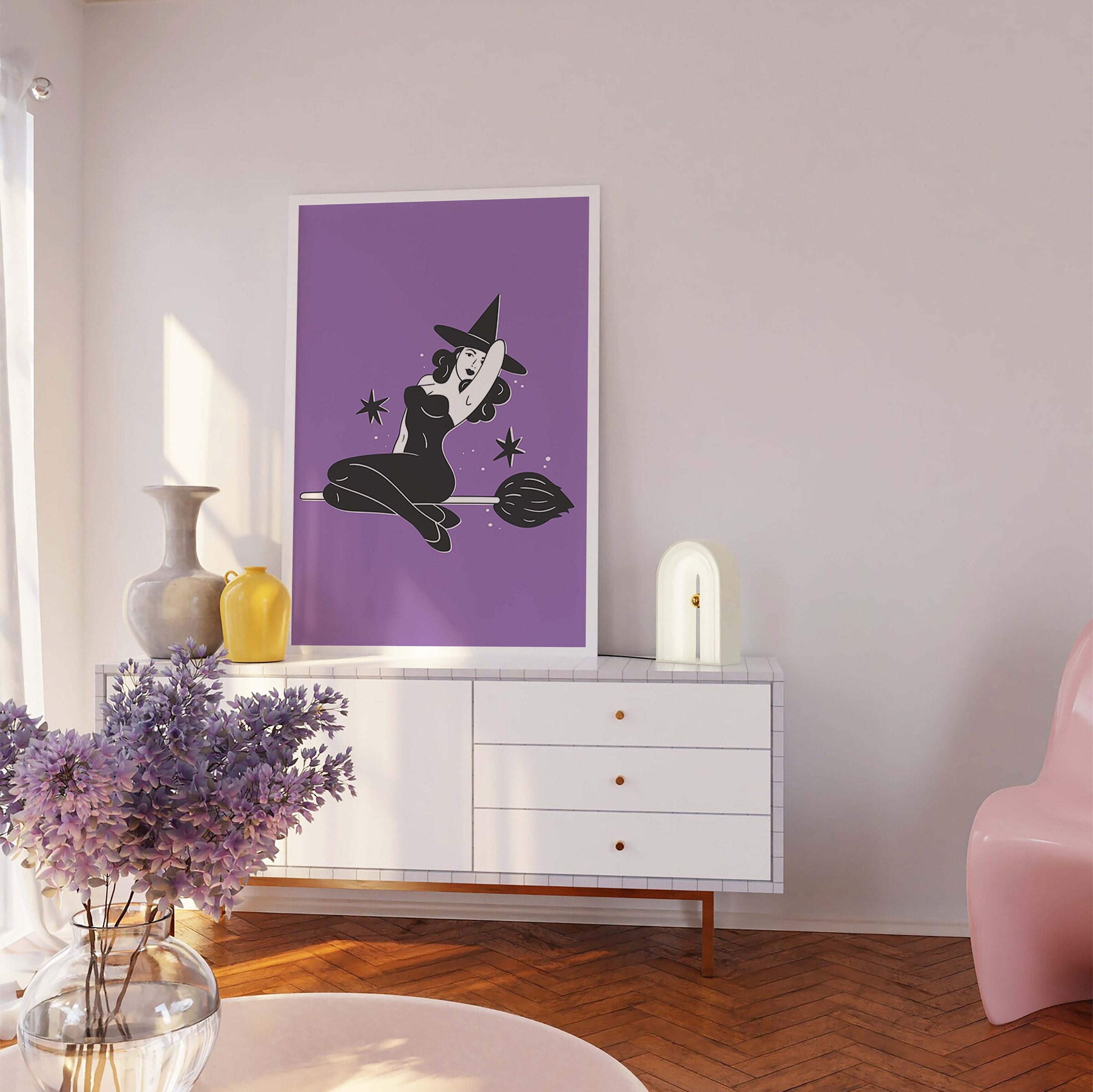 Witch Pinup Print - Image 2