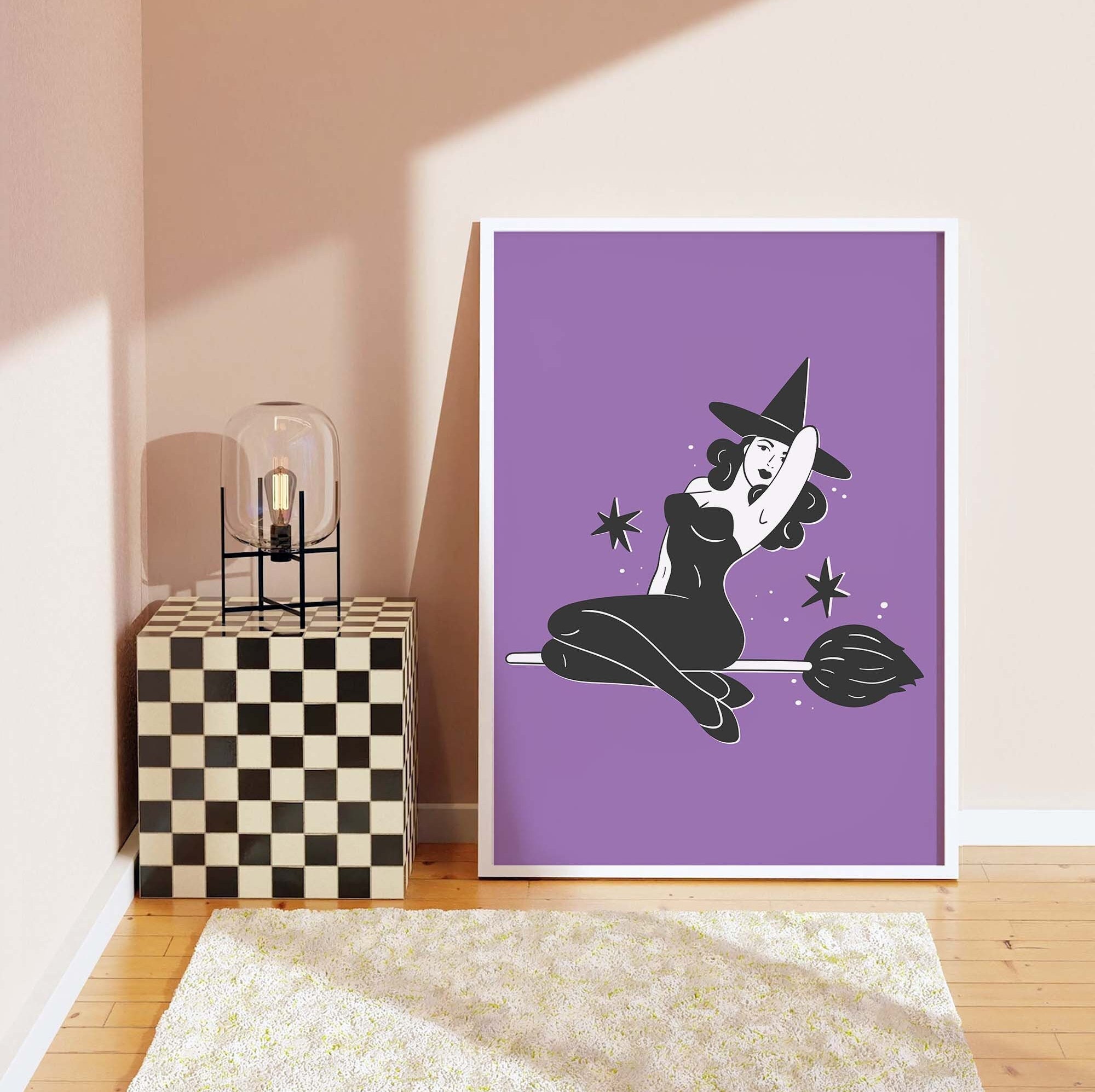 Witch Pinup Print - Image 3