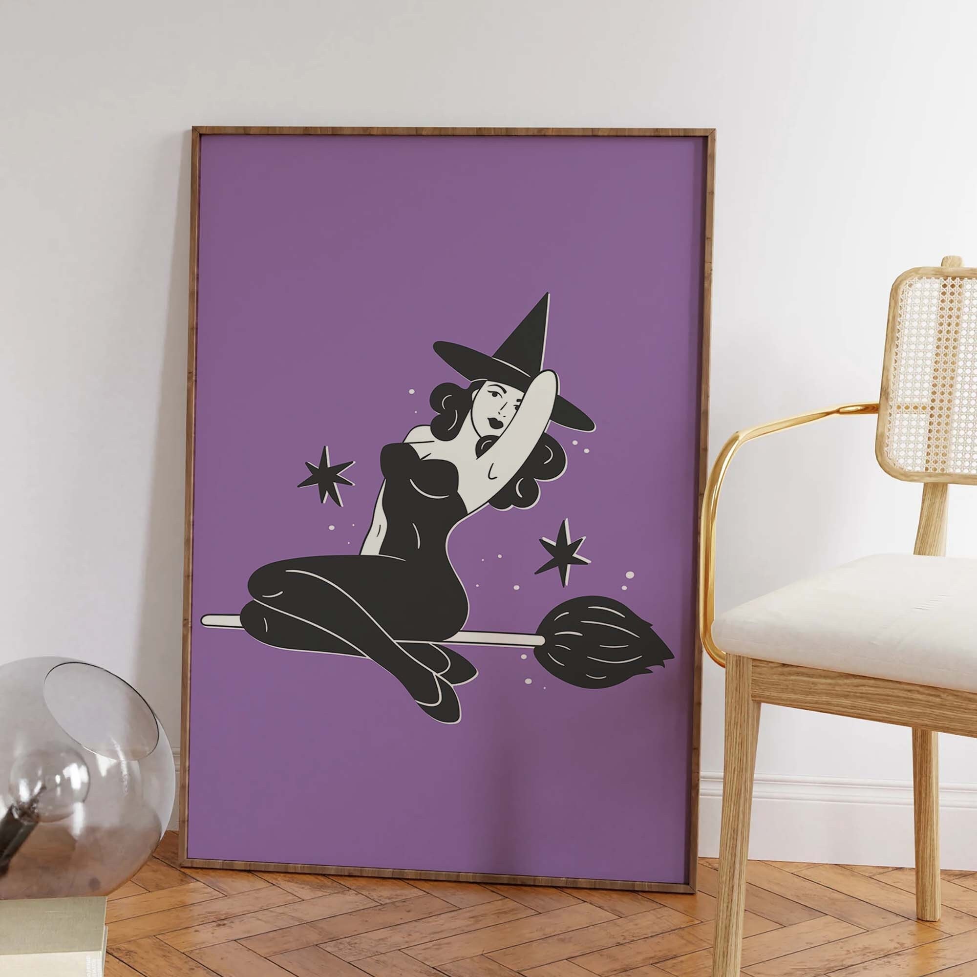 Witch Pinup Print - Image 4