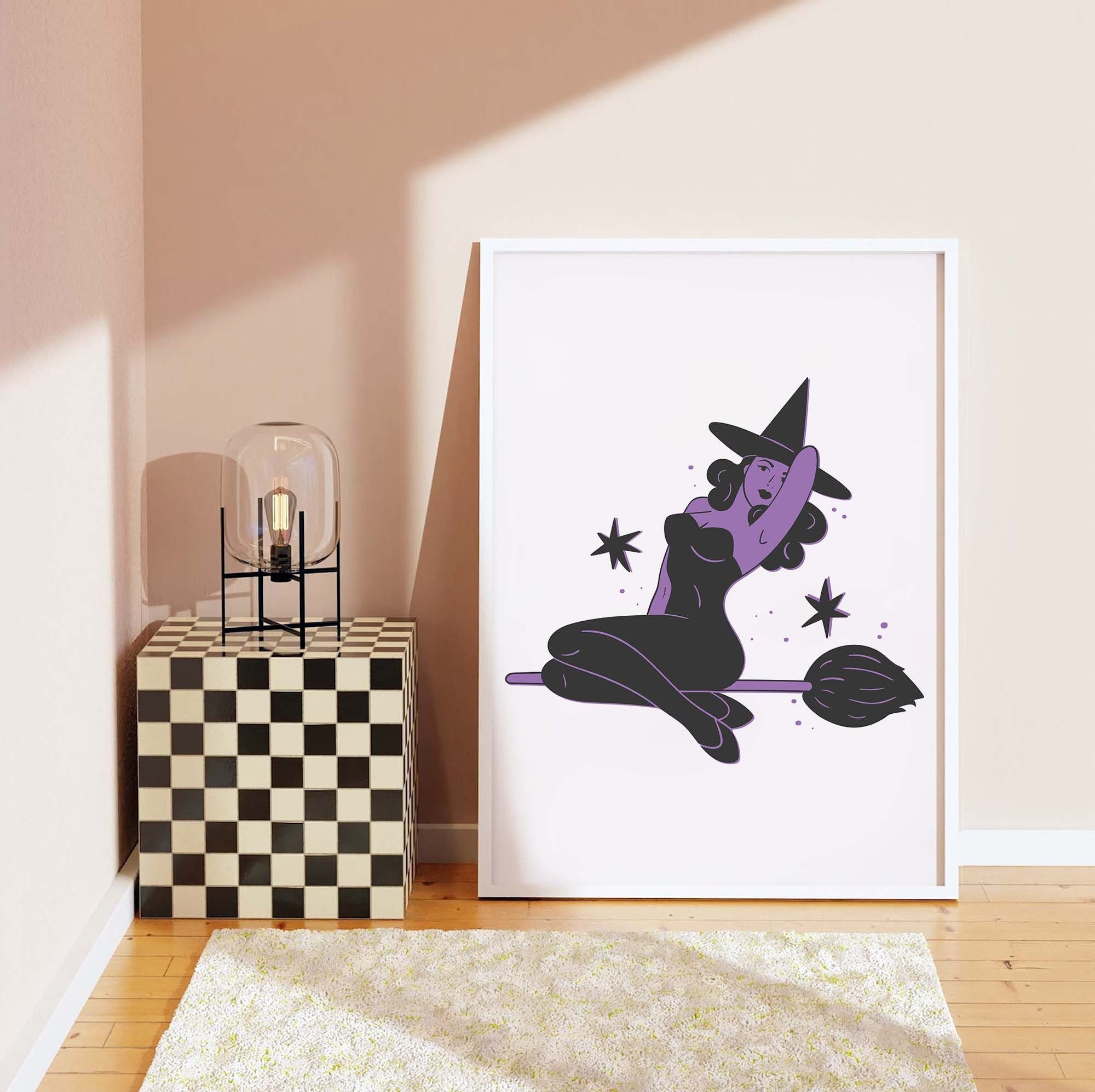 Witch Pinup Print - Image 3