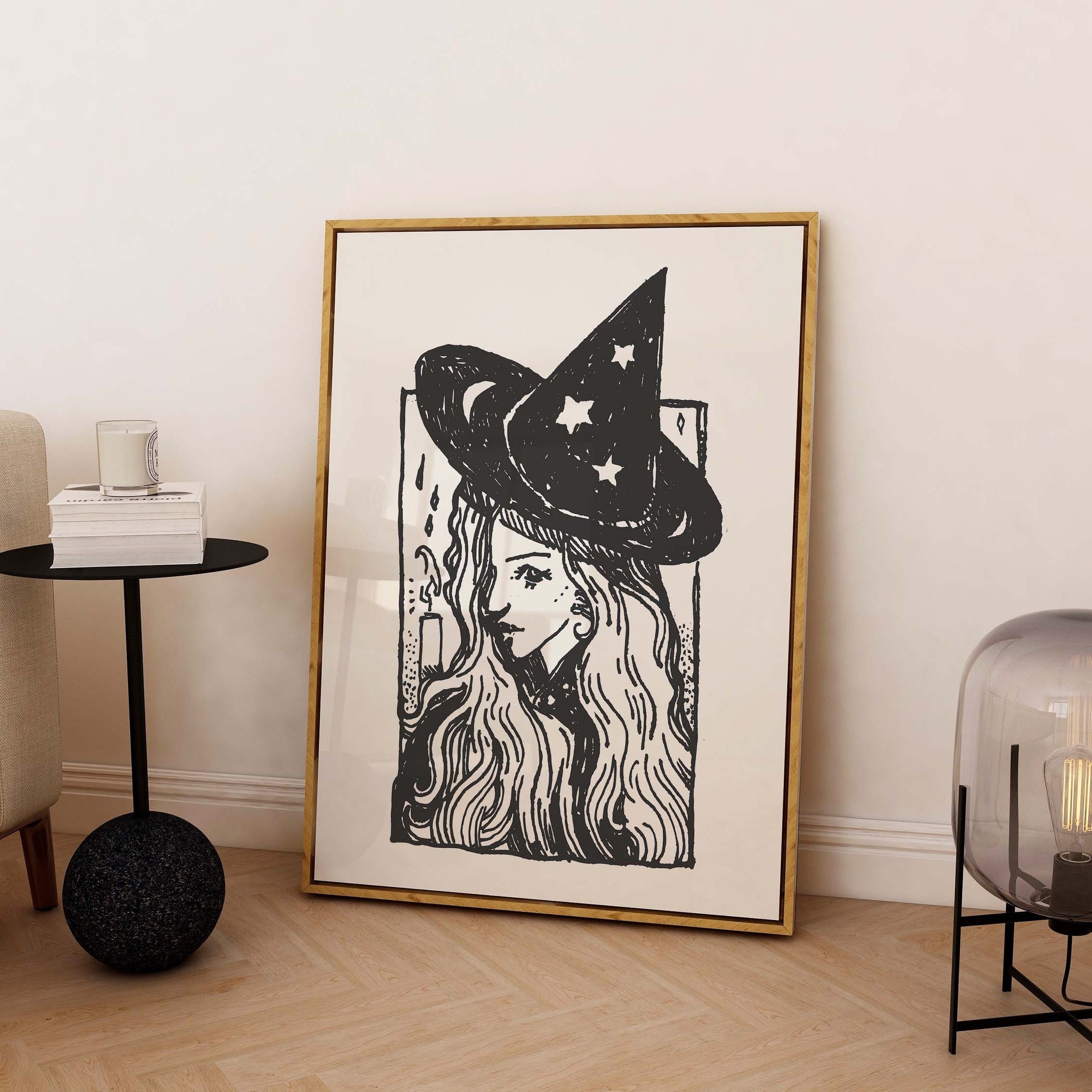 Witch Sketch Print