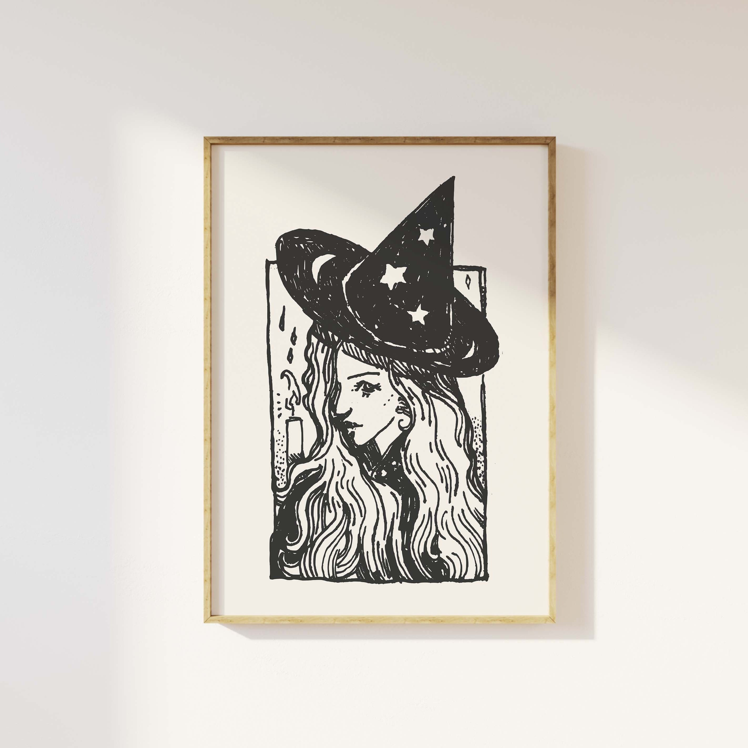Witch Sketch Print - Image 5