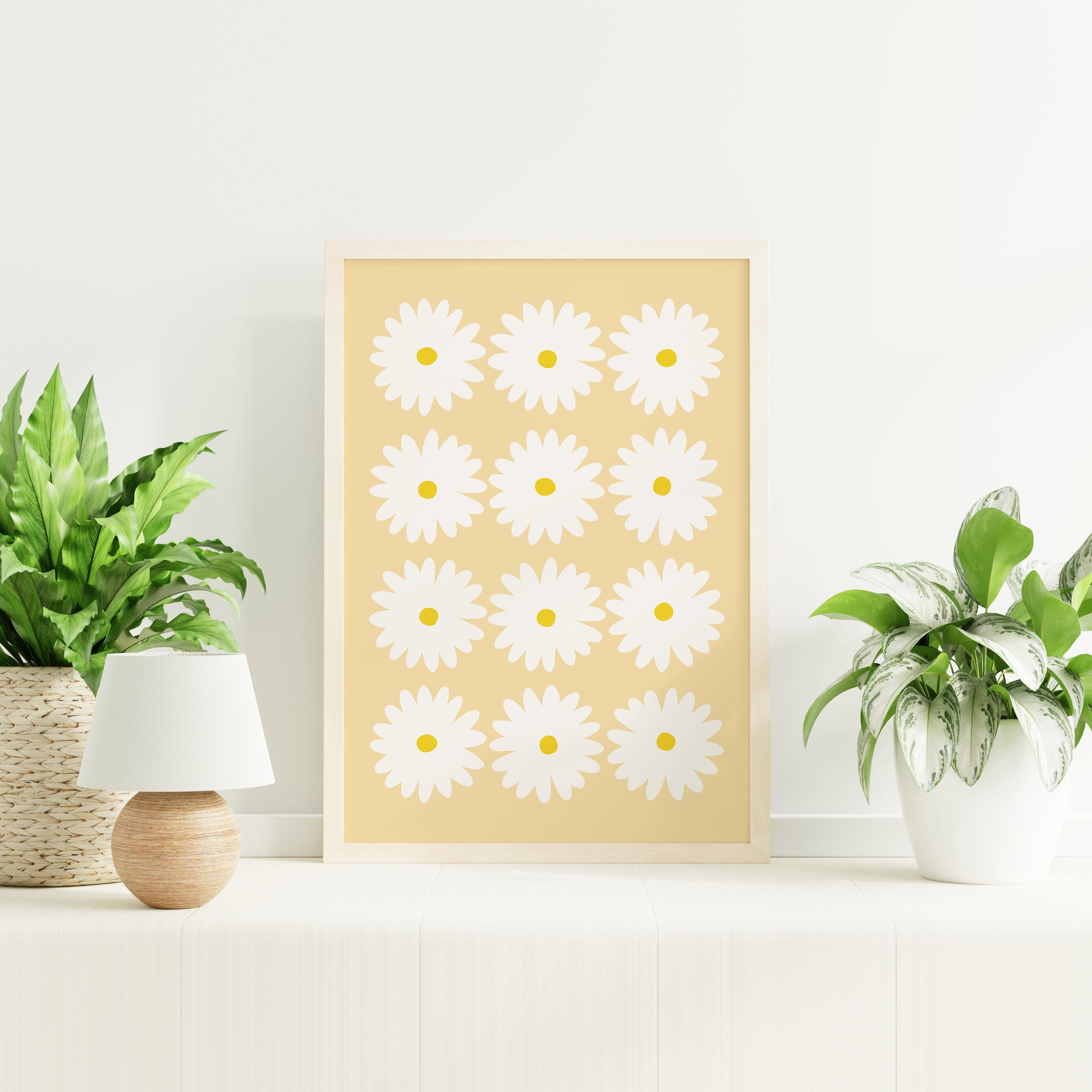 Yellow Daisy Print