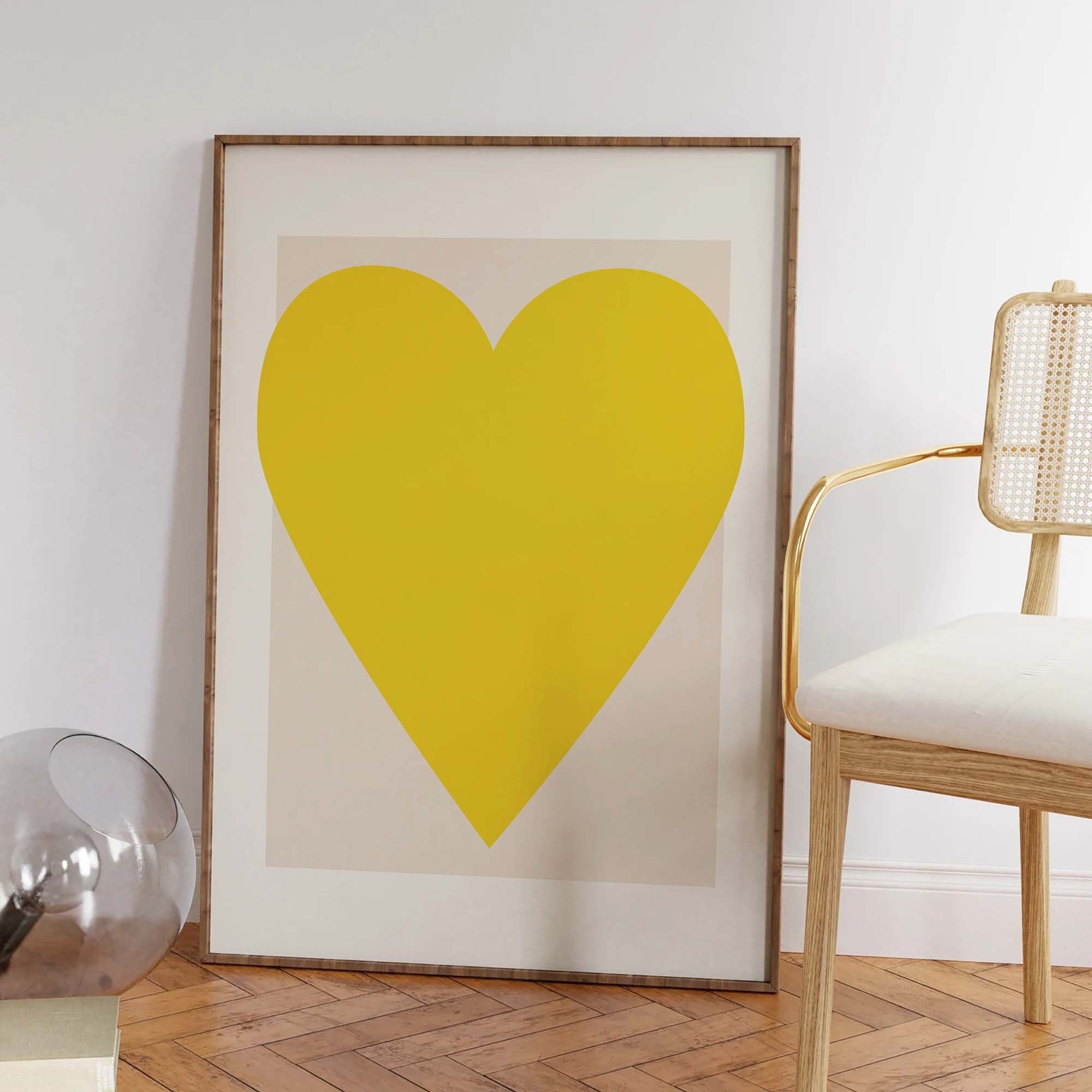 Yellow Heart Print - Image 3