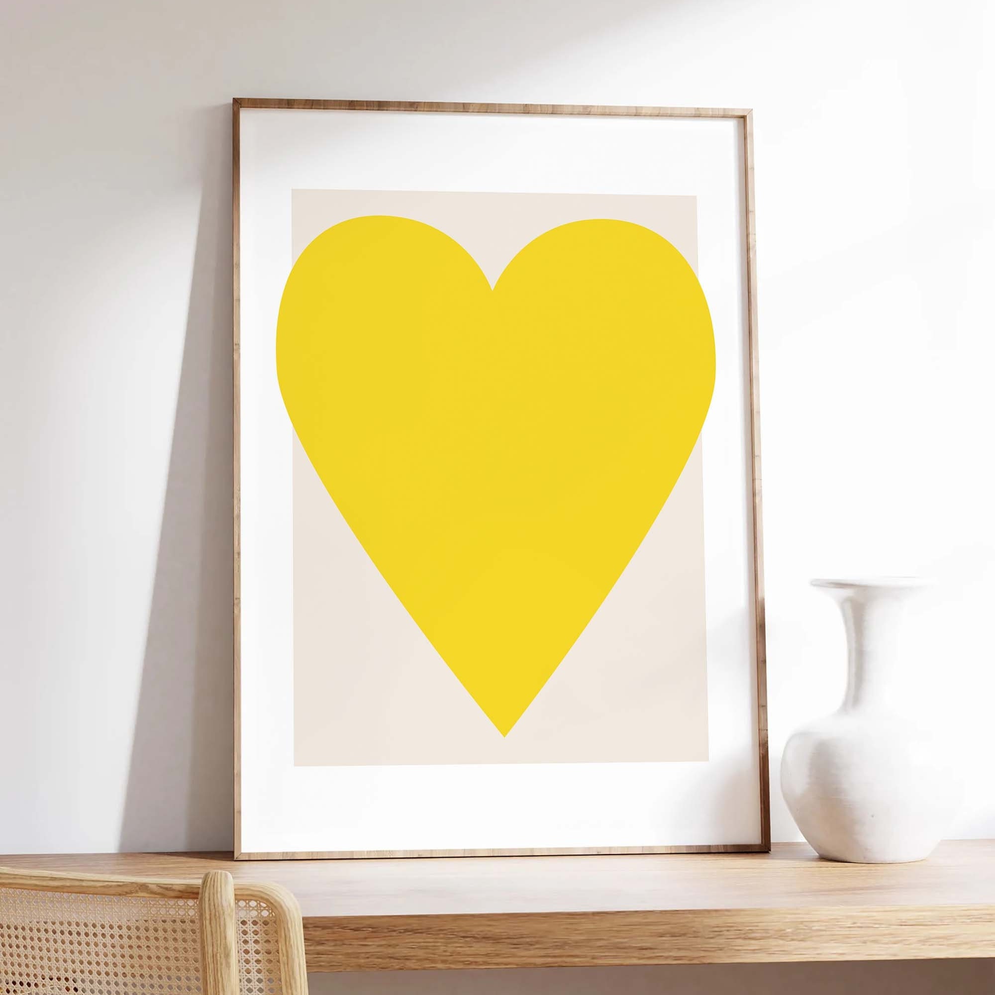 Yellow Heart Print - Image 4